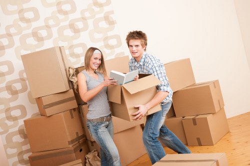 Eco-friendly packing materials used by UK Man and Van
